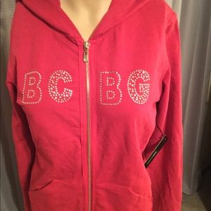 Brand new with tags BC BG Zip up hoodie SZ large